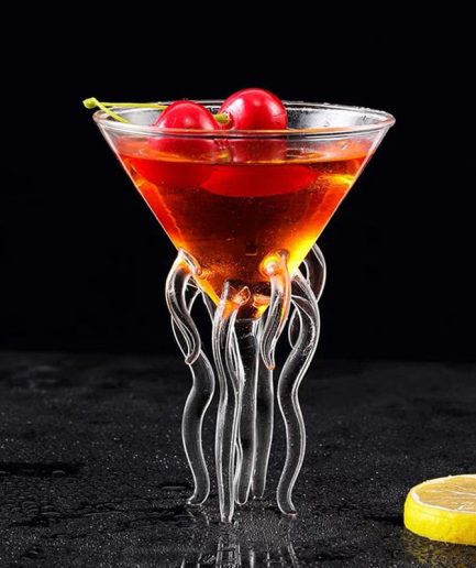 Octopus Cocktail Glass