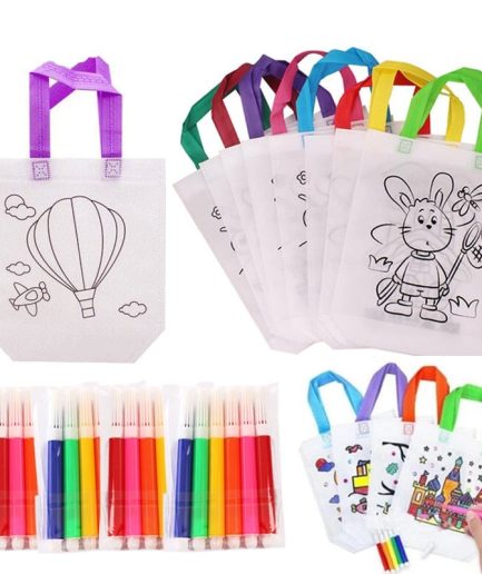 DIY Graffiti Bag with Markers