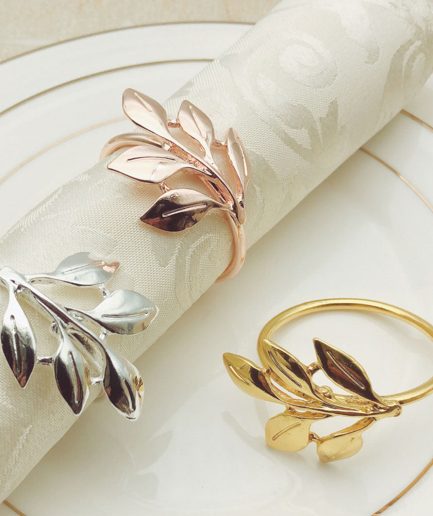 Autumn Leaf Napkin Ring - 6 or 10Pack