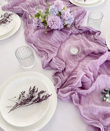 Semi-Sheer Table Runner