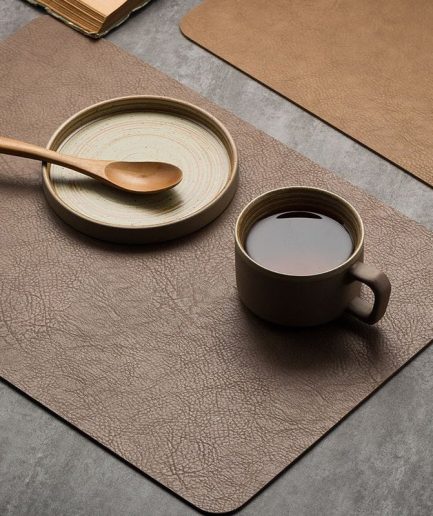 Luxurious Leather Placemats