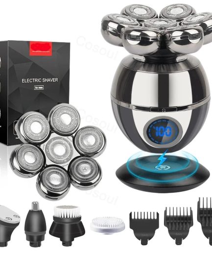 5 in 1 Multifunctional Grooming Kit with 7 Floating Shaving Heads