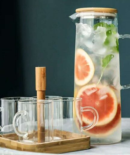 Glass Water Pitcher