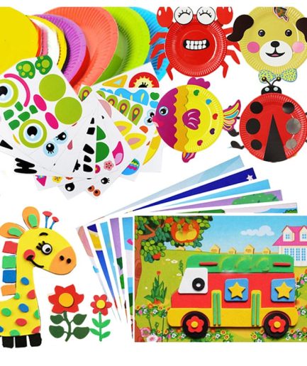 Paper Plate Sticker Craft