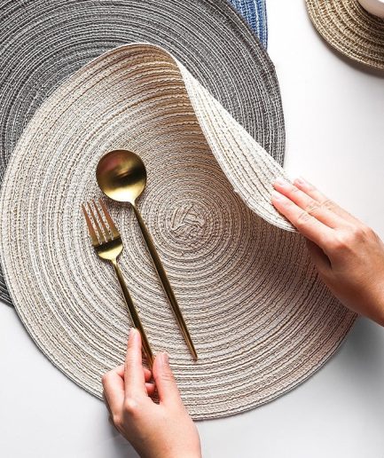 Woven Round Placemats