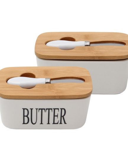 Butter Box With Knife Set