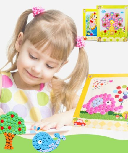 Kids DIY Button Craft Kit